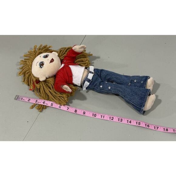 Build A Bear Friends 2B Made Doll 15" BAB Plush Brunette Ponytail With Clothes - Picture 5 of 5